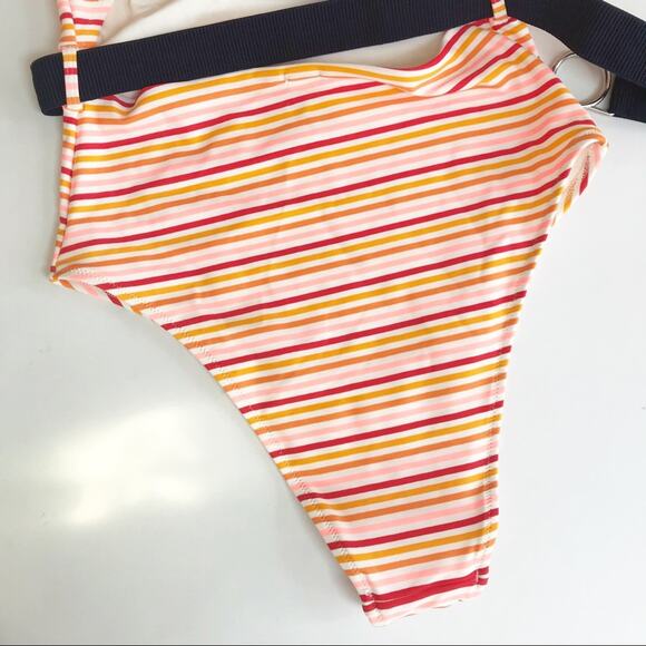 aerie Striped Unlined Underwire One Piece Swimsuit - Picture 8 of 9
